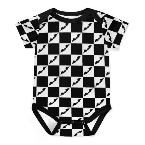 Checkered Bat Onesie (Babies/Toddlers) - PRE ORDER – Witching Hour Baby