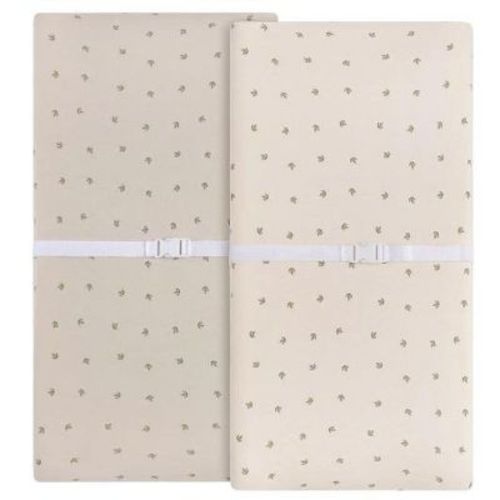 Ely's & Co. Baby Changing Pad Cover - Cradle Sheet 100% Combed Jersey Cotton 2 Packs Gender Neutral