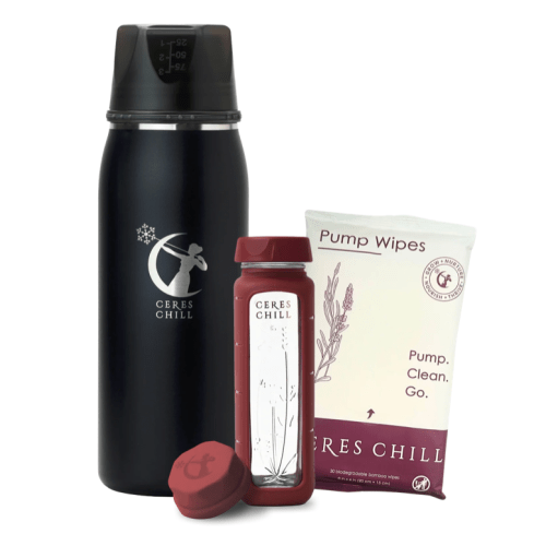 The Clean Feeding Bundle | Chiller, Natural Wipes & Plastic-Free Bottl – Ceres Chill