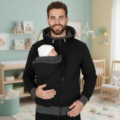 Papa Kangaroo™ Snuggle Jacket – Babywearing Jacket