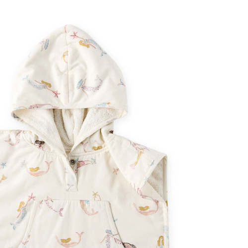 Hooded Poncho Towel - Mermaid Melody