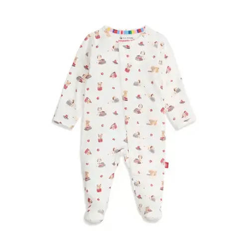 Unisex Pup Fiction Printed Footie - Baby