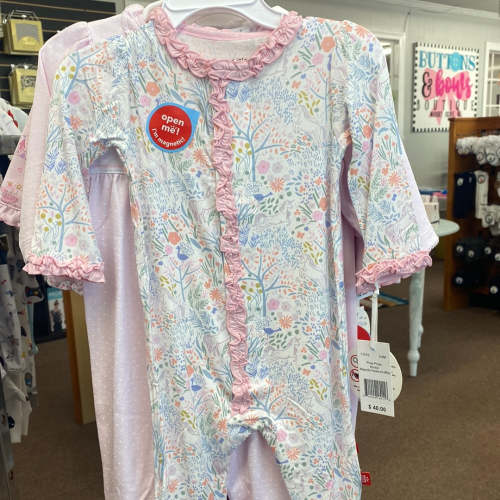 Pixie Pines Magnetic Me Footie – Buttons & Bows Boutique