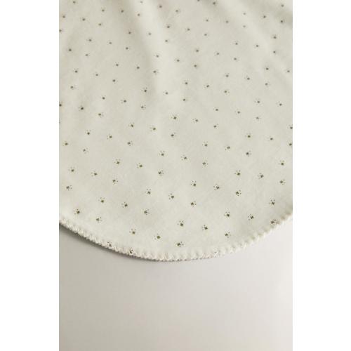 BABY VELOUR CLOVER PRINT BLANKET