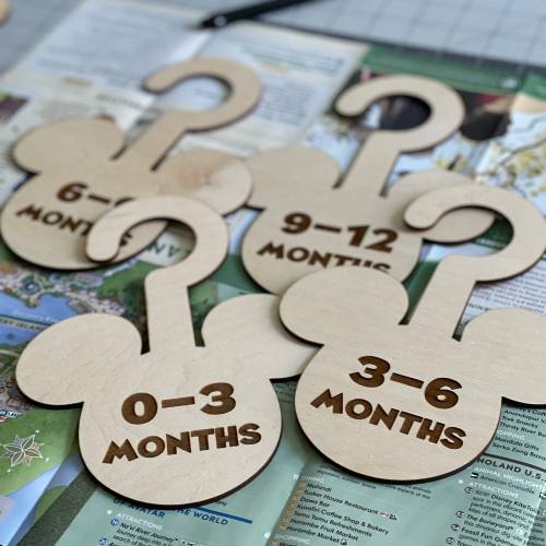 Baby Closet Organizer Mouse Style | Nursery Closet Clothes Organizer | Baby Shower Gift