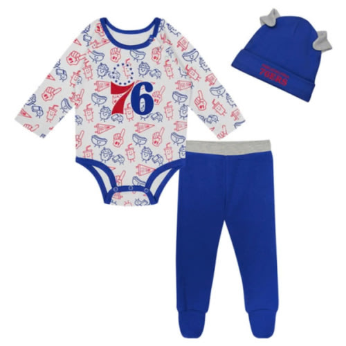 Philadelphia 76ers Infant BLUE Little Champ Top and Bottom Set - 133425305