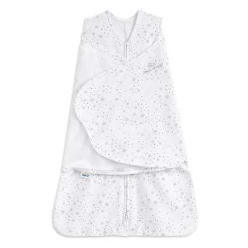 HALO 100% Cotton Sleepsack Swaddle, 3-Way Adjustable Wearable Blanket, TOG 1.5, Stardust, Small, 3-6 Months