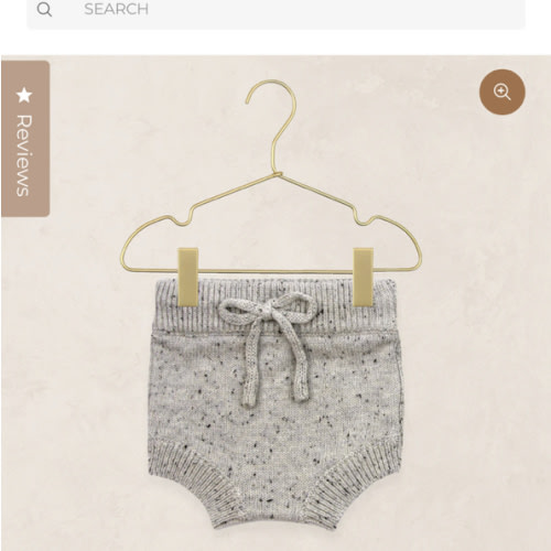 Knit Bummie - Grey Speckle