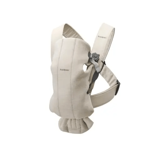 Babybjorn Carrier Mini Jersey Light Beige | Baby Bunting AU
