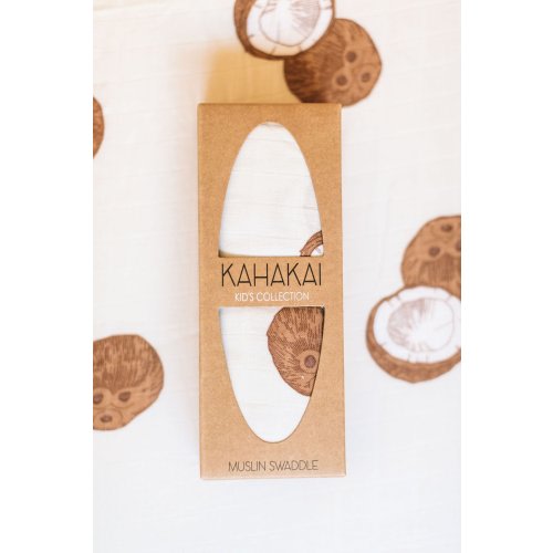 Coconut Swaddle — KAHAKAI Kids Collection
