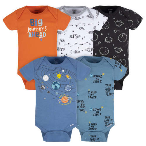 5-Pack Baby Boys Space Explorer Onesies® Bodysuits – Gerber Childrenswear