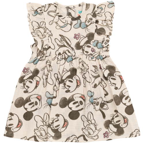Disney Mickey Mouse Goofy Donald Duck Newborn Baby Girls Romper Gray 0-3 Months