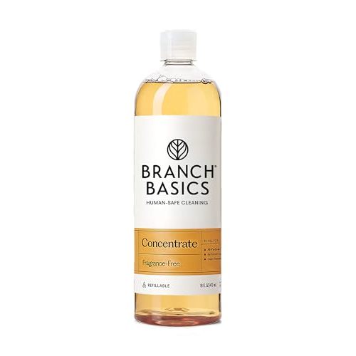 Branch Basics Concentrate Refill (33.8 oz) | All Purpose Multi-Surface Cleaning Concentrate - Replace Every Household Cleaner | Plant & Mineral-Based, Human-Safe, Fragrance Free