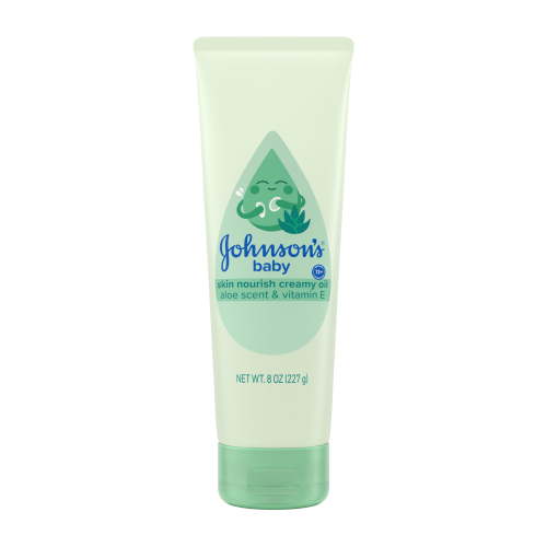 Johnson's, Skin Nourish Creamy Oil, 8 fl oz, Aloe Scent and Vitamin E