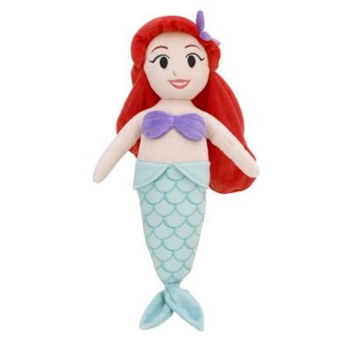 Disney Ariel Super Soft Plush Stuffed Animal - Princess: 18" Height, 0.41 lbs, Character Theme