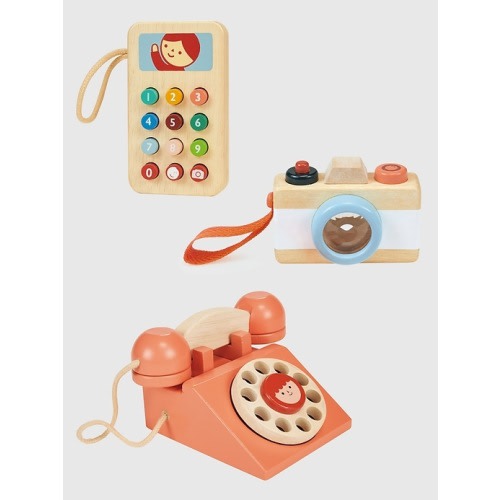 Tech Gadget Playset Phones and Camera Toddler Toy Bundle