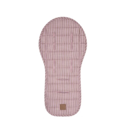 Mocha Stripe Universal Linen Pram Liner