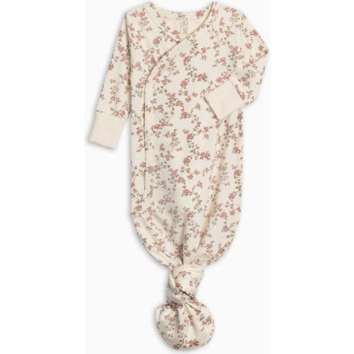 Organic Indy Kimono Gown, 0-3M
