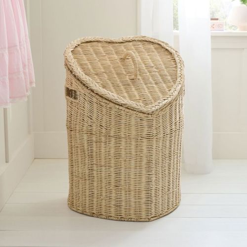 LoveShackFancy Heart Rattan Hamper