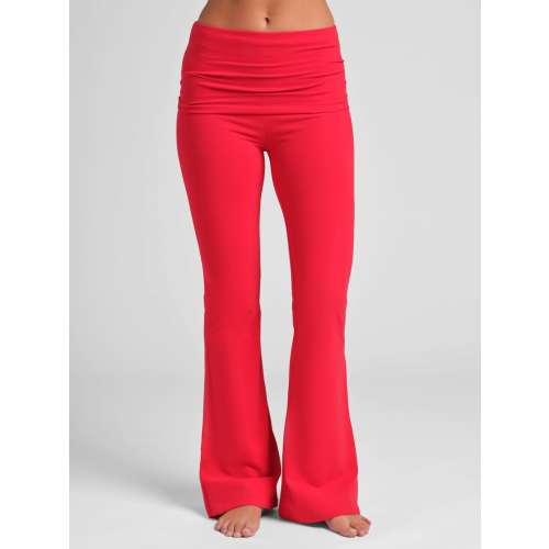 SoftStretch Foldover Pant | Flare Lounge Pants for Women | Comfrt
