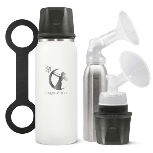 Ceres Chill OG Breast Milk Chiller Container Stainless Steel Future's So Bright White 27 oz. 1 ct