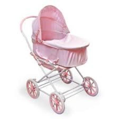 Badger Basket 3-in-1 Doll Carrier/Stroller - Pink Gingham ...