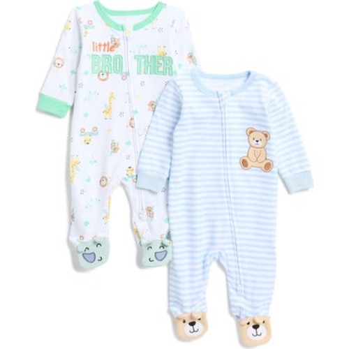 KOALA BABY 2-Pack Assorted Sleep & Play Footies | Nordstromrack