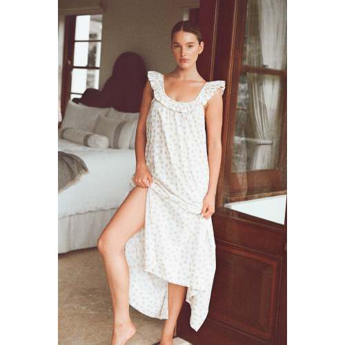 Margot Nightie - Cotton Modal - Meadow – Piyama USD