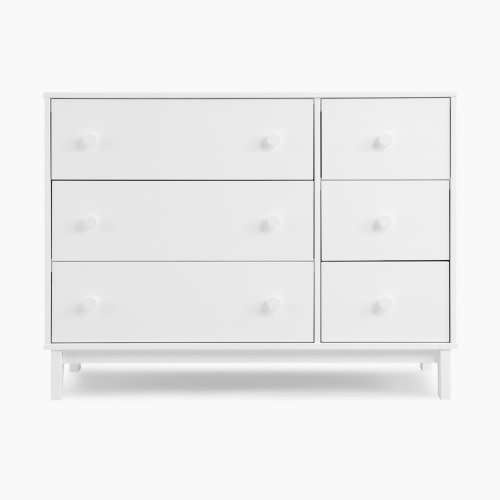 Delta Children babyGap Legacy 6 Drawer Dresser with Interlocking Drawers - Bianca White