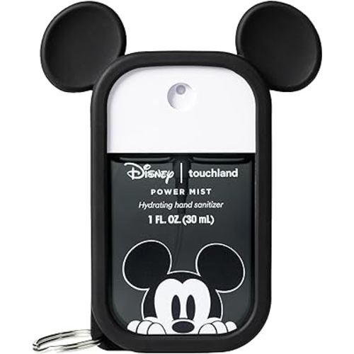 Touchland & Disney Special Edition Hand Sanitizer + Mist Case, Scented & Stylish Hydrating Sanitizer Spray Bundle, Travel Size, Dye Free