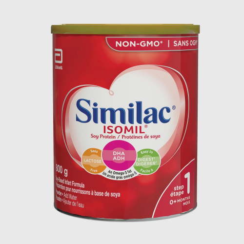 Similac Isomil Step 1, Non-GMO Soy-Based Baby Formula, Lactose Free, Newborn Formula Powder, 0+ Months, 800 grams, 800 g - Walmart.ca