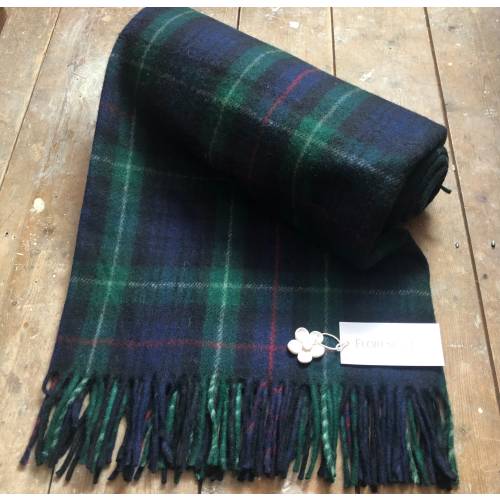Recycled Wool Tartan Check Blankets, Throws by Florence Lilly