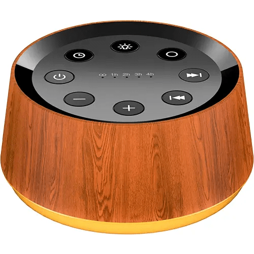 BrownNoise Sound Machine 30 Soothing Sounds with 12 Colors Night Light White Noise Machine for Adults Baby Kids Sleep Machine with 36 Volume Levels Memory Function 5 Timers for Home Office Travel