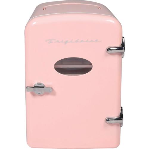 9-Can Retro Mini Fridge Cooler – Pink