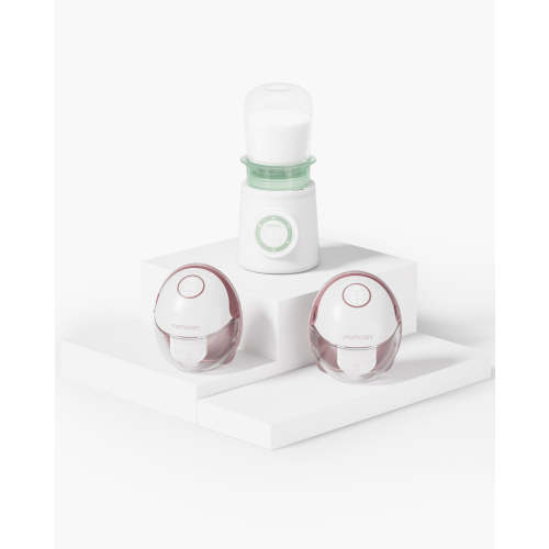Pumping & Feeding All-in-One | Double Breast Pump & Smart Bottle Warmer