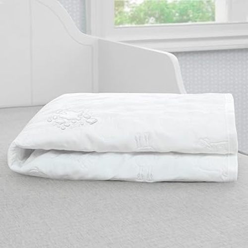 Serta Sertapedic Crib Mattress Liner Pads (Pack of 2) - 100% Waterproof with Nanotex Technology - Ideal for Potty Training - Washable (White)