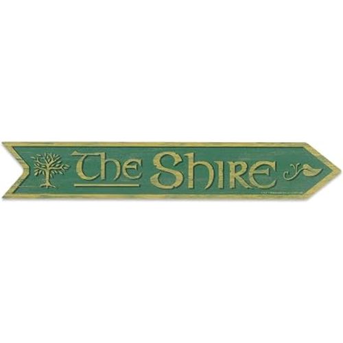 The Lord of the Rings The Shire Wood Street Sign