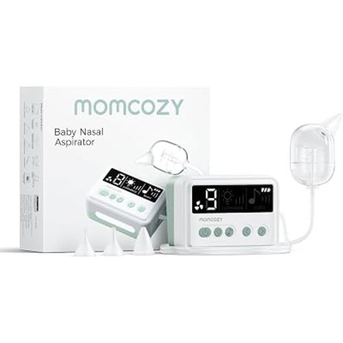 Momcozy Nasal Aspirator for Baby, 【Hospital-Grade】 70 KPa, 9 Levels