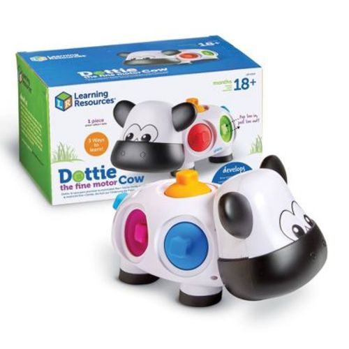 Learning Resources Dottie The Fine Motor Cow: Toddler Educational Toy for Fine Motor Skills Development