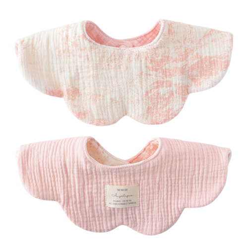 Soft & Breatahble Cotton Baby Bib Double Sided Design Burping Cloth for Newborns & Toddler Drooling and Teething