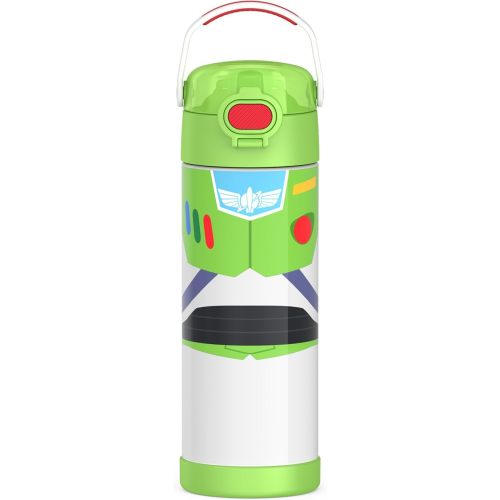 THERMOS FUNTAINER Water Bottle with Spout, 16oz, Toy Story Buzz