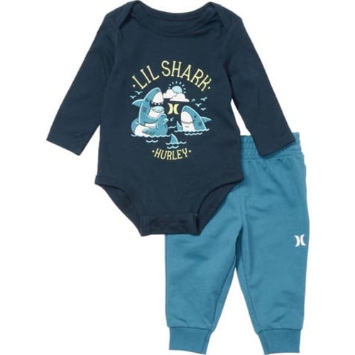 Lil' Shark Bodysuit & Joggers Set