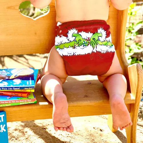 Pocket Diaper 3.0 - Grinch Print