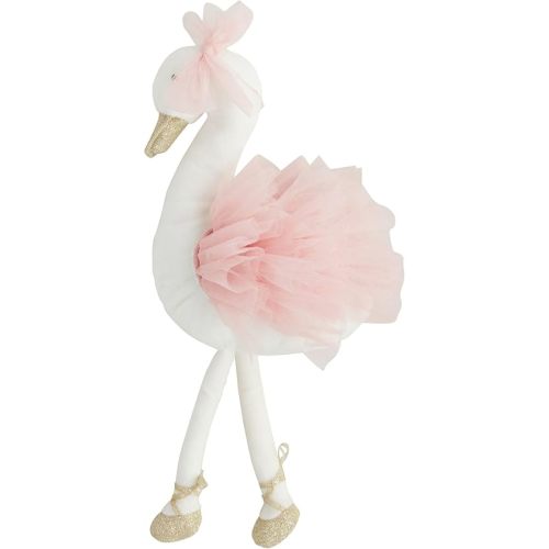 Mud Pie Swan Velvet Princess Plush