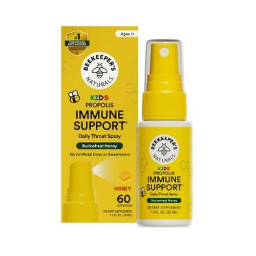 Beekeepers Naturals Kids' Propolis Immune Support Spray - 1 fl oz: Drug-Free, Dye-Free, No Artificial Sweeteners