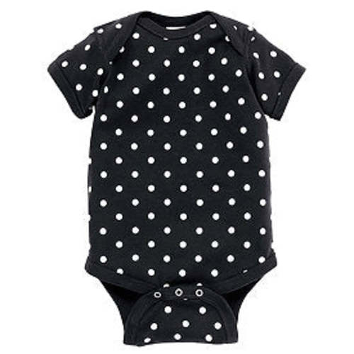Black/White Polka Dot - Onesie