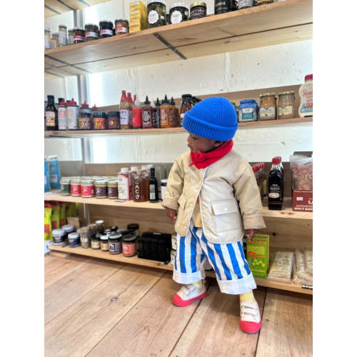 Striped Oversized Pants | Blue – The Milk Crew