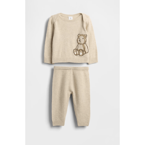 Baby CashSoft Brannan Bear Sweater Set - 3-6m