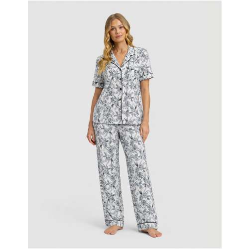 Women's Bamboo Stretch-Knit Long Sleeve Pajama Set | Cozy Earth