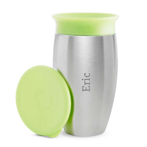 Munchkin Personalized Miracle® Stainless Steel 360° Cup - Light Green